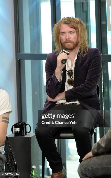 Garrett Nickelsen of The Maine attend Build series to dicuss "Lovely Little Lonely" at Build Studio on April 27, 2017 in New York City.