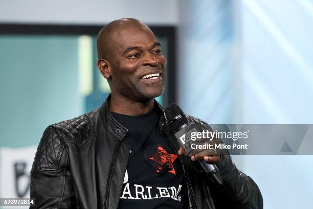 Hisham Tawfiq visits Build Series to discuss "The Blacklist" at Build Studio on April 27, 2017 in New York City.