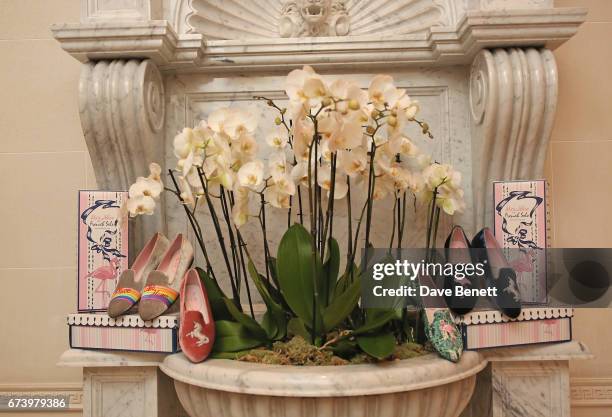 General view at VIP dinner celebrating Mrs Alice for French Sole at The Connaught Hotel on April 25, 2017 in London, England.