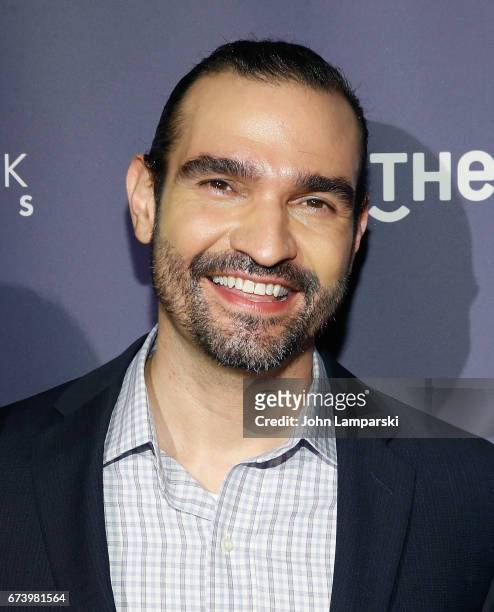 Javier Munoz attends the 62nd Annual Drama Desk Nominations at Feinstein's/54 Below on April 27, 2017 in New York City.