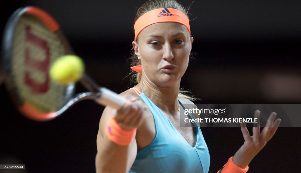 TENNIS-WTA-GER-KERBER-MLADENOVIC