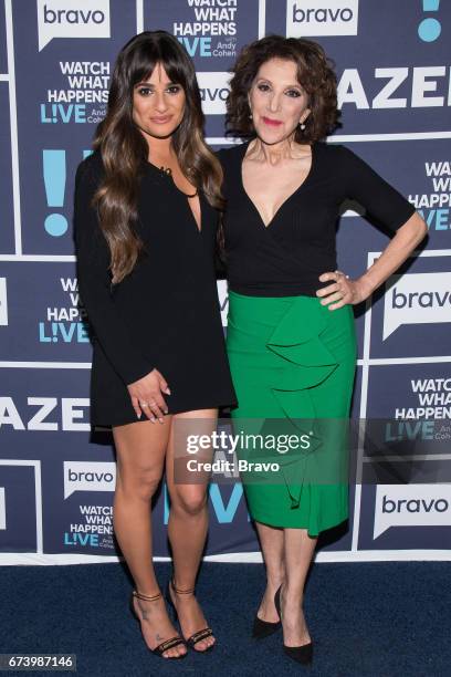 Pictured : Lea Michele and Andrea Martin --