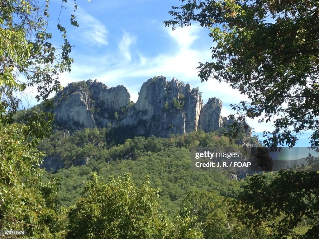 View of Seneca rocks