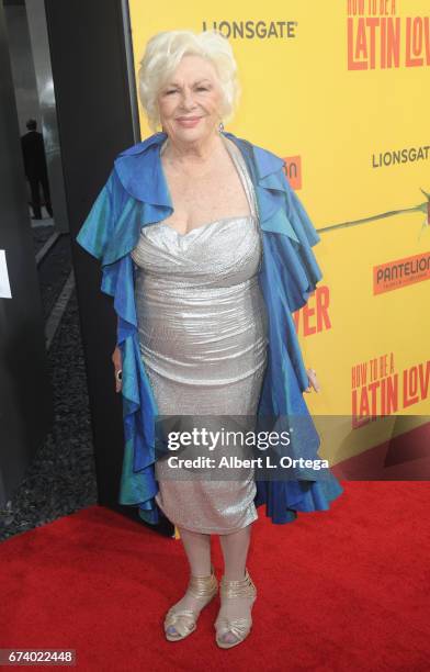 Actress Renee Taylor arrives for the Premiere Of Pantelion Films' "How To Be A Latin Lover" held at ArcLight Cinemas Cinerama Dome on April 26, 2017...