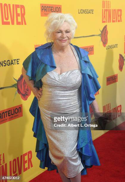 Actress Renee Taylor arrives for the Premiere Of Pantelion Films' "How To Be A Latin Lover" held at ArcLight Cinemas Cinerama Dome on April 26, 2017...