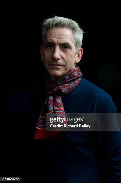 studio portrait of mature gray haired man. - cravat stock-fotos und bilder