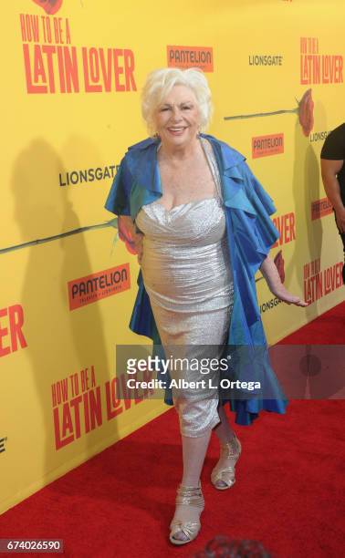 Actress Renee Taylor arrives for the Premiere Of Pantelion Films' "How To Be A Latin Lover" held at ArcLight Cinemas Cinerama Dome on April 26, 2017...