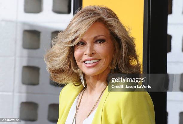 Actress Raquel Welch attends the premiere of "How to Be a Latin Lover" at ArcLight Cinemas Cinerama Dome on April 26, 2017 in Hollywood, California.