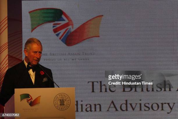 Prince Charles during British Asian Trust India Advisory Dinner at Trident, Nariman Point in Mumbai, India.
