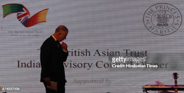 Prince Charles during British Asian Trust India Advisory Dinner at Trident, Nariman Point in Mumbai, India.