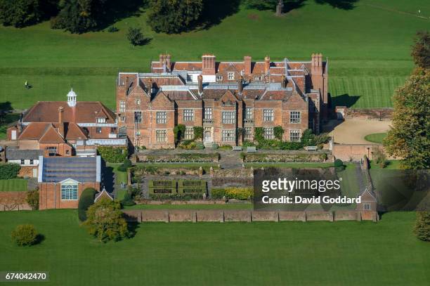 May 20. Aerial photograph of Chequers, the country residence of the Prime Minister on May 2007. This 16th century Country mansion is located on the...