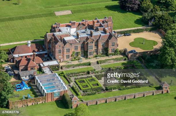 May 20. Aerial photograph of Chequers, the country residence of the Prime Minister on May 2007. This 16th century Country mansion is located on the...