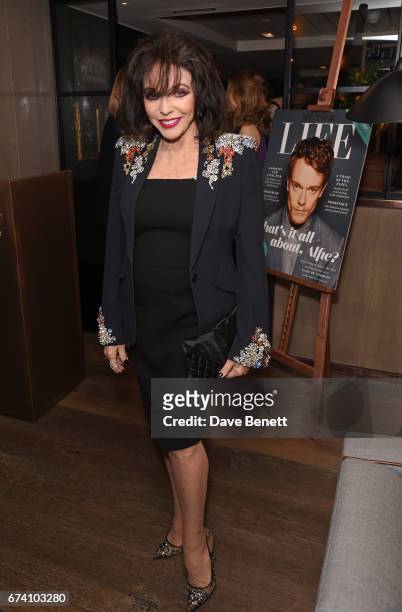 Joan Collins attends the Spectator Life 5th Birthday Party at the Hari Hotel on April 27, 2017 in London, England.