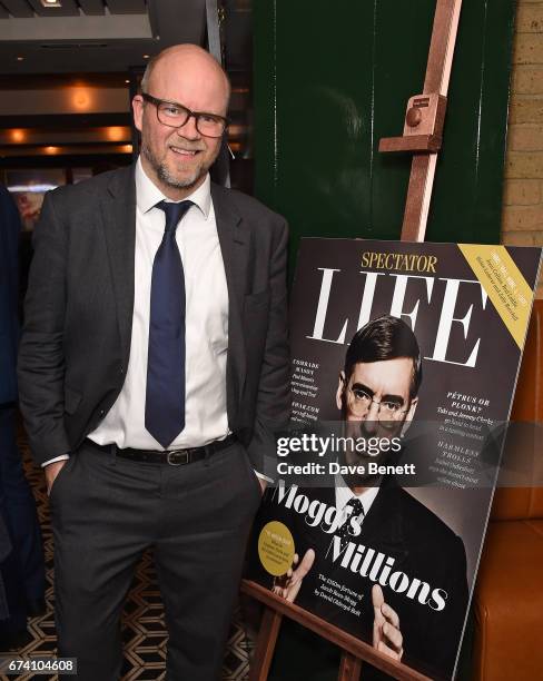 Toby Young attends the Spectator Life 5th Birthday Party at the Hari Hotel on April 27, 2017 in London, England.