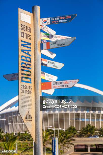 Durban Sign South African Road Signs Photos and Premium High Res Pictures - Getty ...