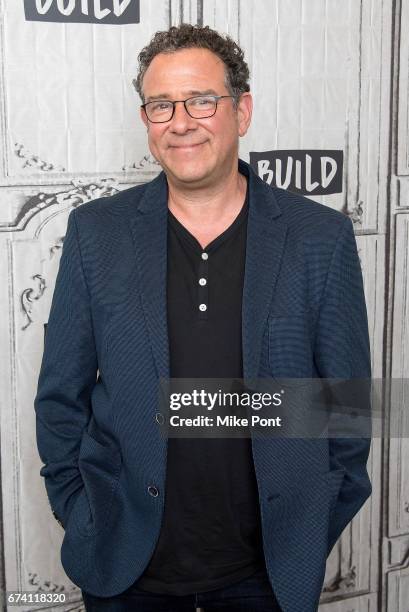 Michael Greif visits Build Studios to discuss "Dear Evan Hansen" at Build Studio on April 27, 2017 in New York City.