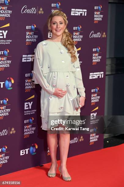 Laura Kenny attends the BT Sport Industry Awards at Battersea Evolution on April 27, 2017 in London, England.