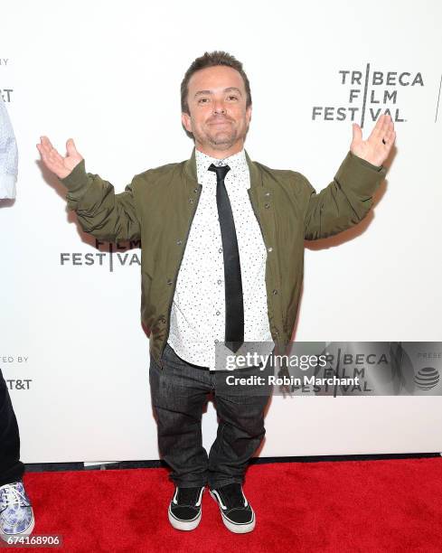 Jason 'WeeMan' Acuna attends "Dumb: The Story of Big Brother Magazine" Premiere during 2017 Tribeca Film Festival on April 27, 2017 in New York City.