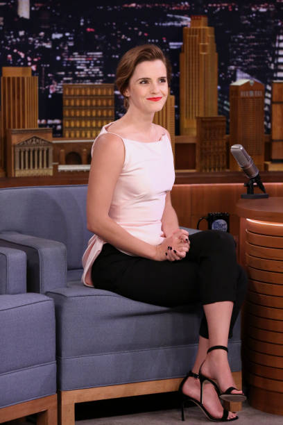 Episode 0663 -- Pictured: Actress Emma Watson during an interview on April 27, 2017 --