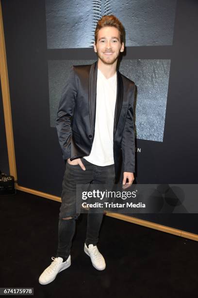 Nathan Trent attends the spring cocktail hosted by Mazda and InTouch magazine at Mazda Pop Up-Store on April 27, 2017 in Duesseldorf, Germany.