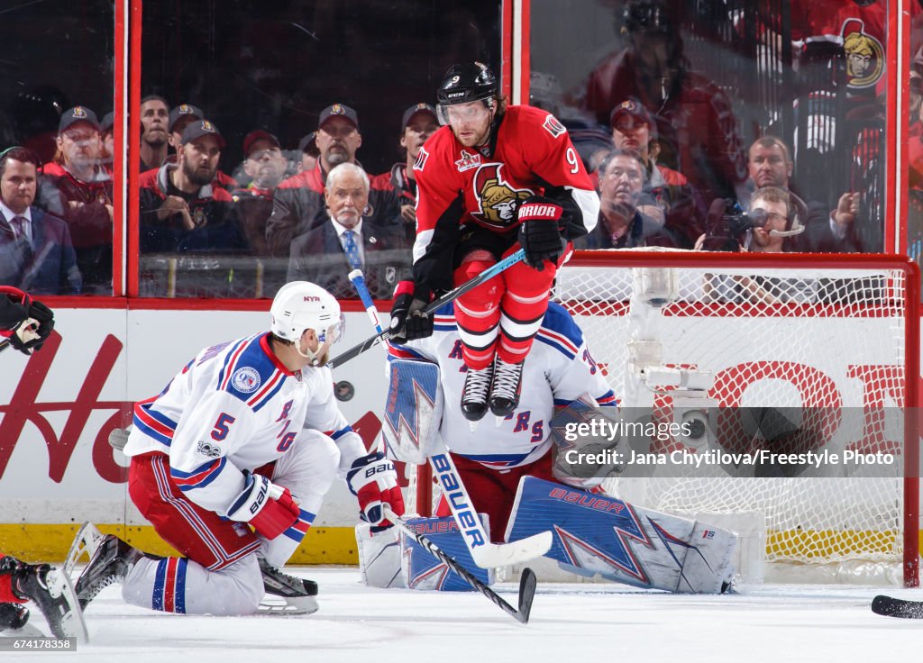 New York Rangers v Ottawa Senators - Game One