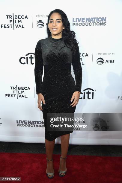 Sharon Carpenter attends the "Can't Stop, Won't Stop: The Bad Boy Story" Premiere on April 27, 2017 in New York City.