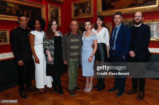 Cosmo Jarvis, Naomi Ackie, Fodhla Cronin O'Reilly, Florence Pugh, Alice Birch, William Oldroyd and Nick Emerson attend a special screening of "Lady...