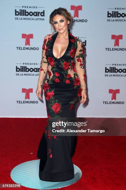 Aracely Arámbula attends the Billboard Latin Music Awards at Watsco Center on April 27, 2017 in Coral Gables, Florida.