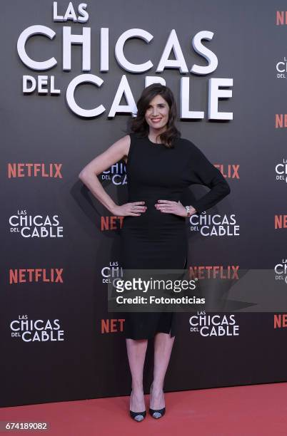 Elia Galera attends the 'Las Chicas del Cable' Netflix Tv Series premiere at Callao Cinema on April 27, 2017 in Madrid, Spain.