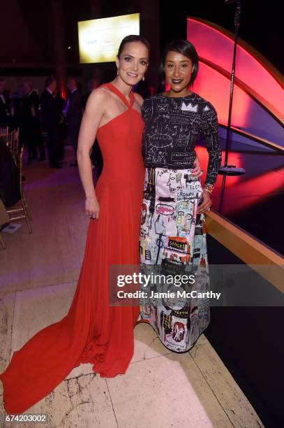 Founder Katharina Harf and Kimberly Chandler attend 11th Annual DKMS "BIG LOVE" Gala on April 27, 2017 in New York City.