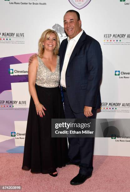 Nicole Taffer and Nightclub & Bar Media Group President, host and Co-Executive Producer of the Spike television show 'Bar Rescue' Jon Taffer attend...