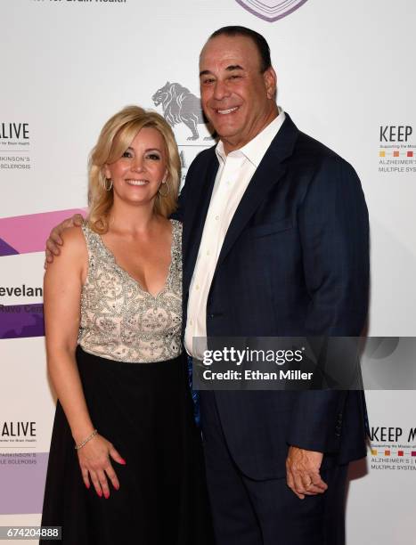 Nicole Taffer and Nightclub & Bar Media Group President, host and Co-Executive Producer of the Spike television show 'Bar Rescue' Jon Taffer attend...