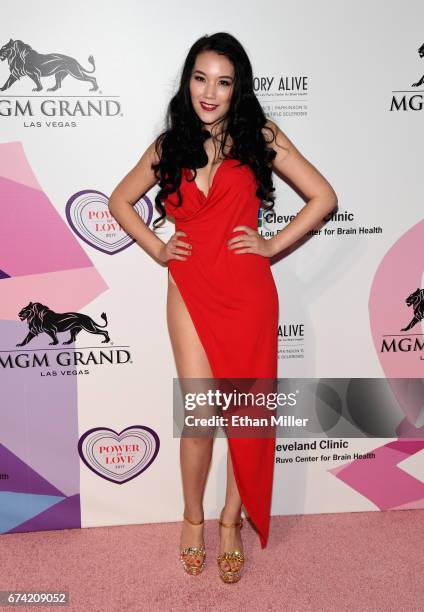 Singer Manika Ward attends the 21st annual Keep Memory Alive "Power of Love Gala" benefit for the Cleveland Clinic Lou Ruvo Center for Brain Health...