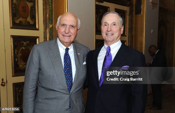 Ken Langone and Robert l. Grossman MD attend the KiDS of NYU Langone's 2017 Springfling at The Plaza Hotel on April 27, 2017 in New York City.