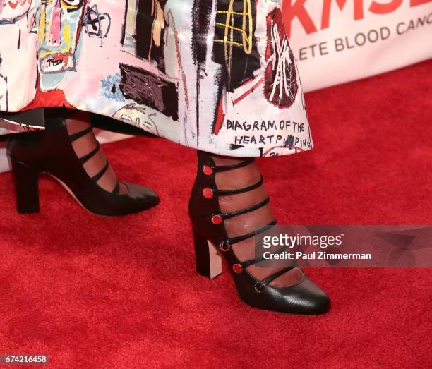 Kimberly Chandler, shoe detail, at the 11th Annual DKMS Big Love Gala at Cipriani Wall Street on April 27, 2017 in New York City.