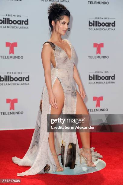 Monique "Momo" Gonzalez attends the Billboard Latin Music Awards at Watsco Center on April 27, 2017 in Coral Gables, Florida.