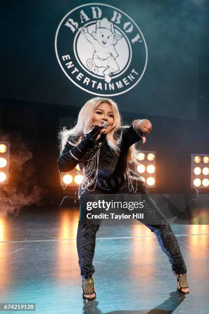 Lil Kim performs during the concert celebrating "Can't Stop, Won't Stop" during the 2017 Tribeca Film Festival at Beacon Theatre on April 27, 2017 in...