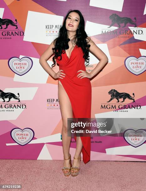 Singer Manika Ward attends Keep Memory Alive's 21st annual "Power of Love Gala" benefit for the Cleveland Clinic Lou Ruvo Center for Brain Health...