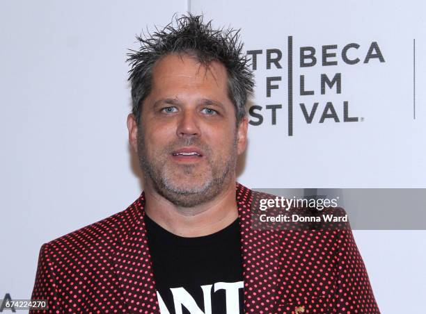 Jeff Tremaine attends "Dumb: The Story Of Big Brother Magazine" screening during the 2017 Tribeca Film Festival at Spring Studios on April 27, 2017...
