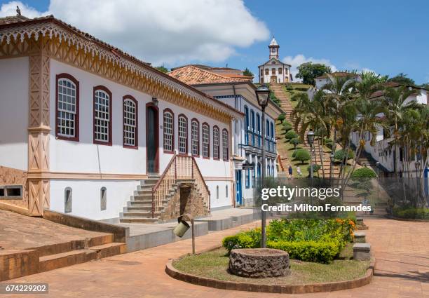 serro - minas gerais - brasil - cidade pequena stockfoto's en -beelden