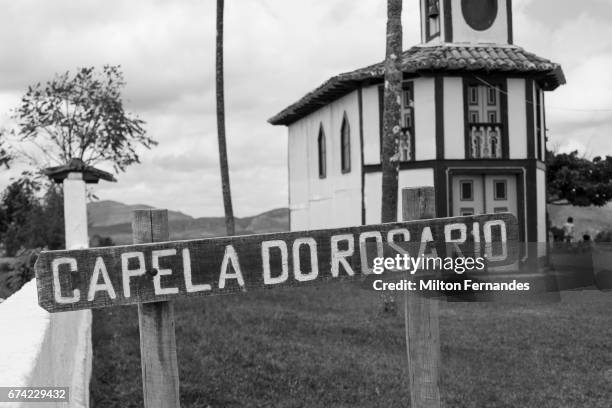 serro - minas gerais - brasil - cidade pequena stockfoto's en -beelden