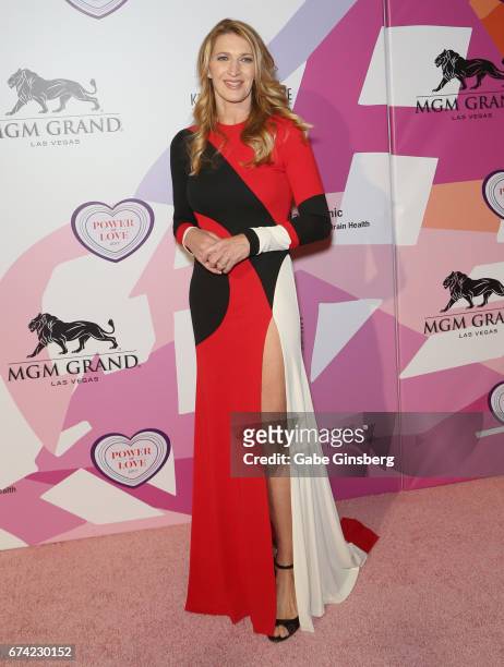 Former tennis player Steffi Graf attends Keep Memory Alive's 21st annual "Power of Love Gala" benefit for the Cleveland Clinic Lou Ruvo Center for...