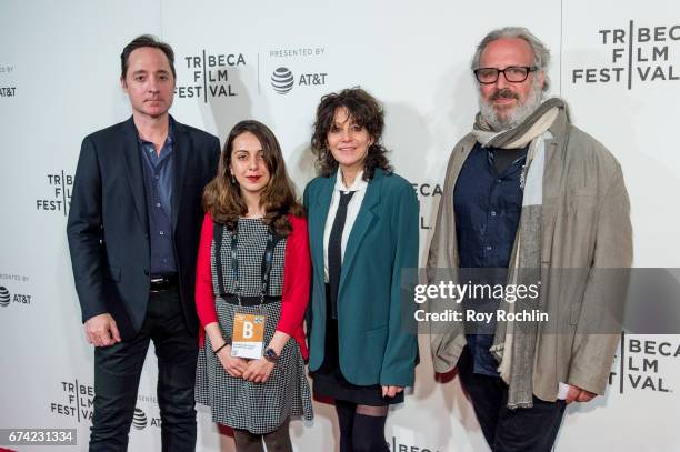 Brennan Brown, Golrokh Masayebi, Amy Heckerling and Udi Aloni attend the Tribeca Awards Night Êduring the 2017 Tribeca Film Festival at BMCC Tribeca...