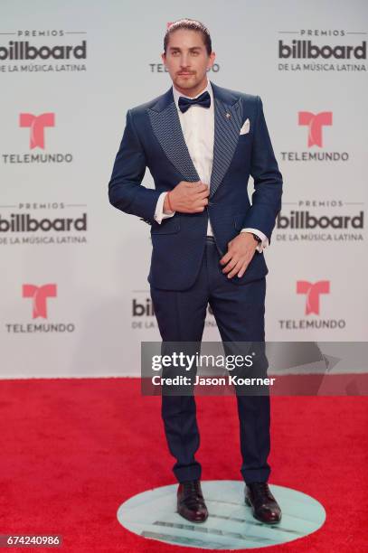 Jonathan Islas attends the Billboard Latin Music Awards at Watsco Center on April 27, 2017 in Miami, Florida.