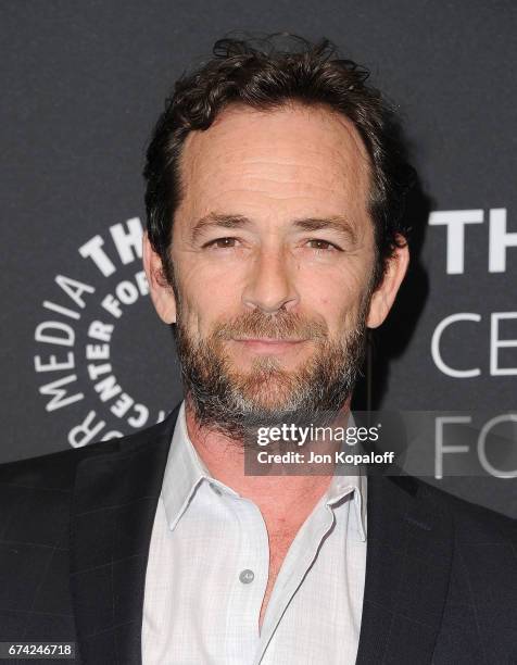 Actor Luke Perry arrives at the 2017 PaleyLive LA Spring Season "Riverdale" Screening And Conversation at The Paley Center for Media on April 27,...