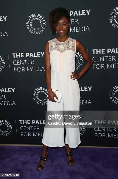 Actress Ashleigh Murray attends the 2017 PaleyLive LA Spring Season "Riverdale" screening and conversation at The Paley Center for Media on April 27,...