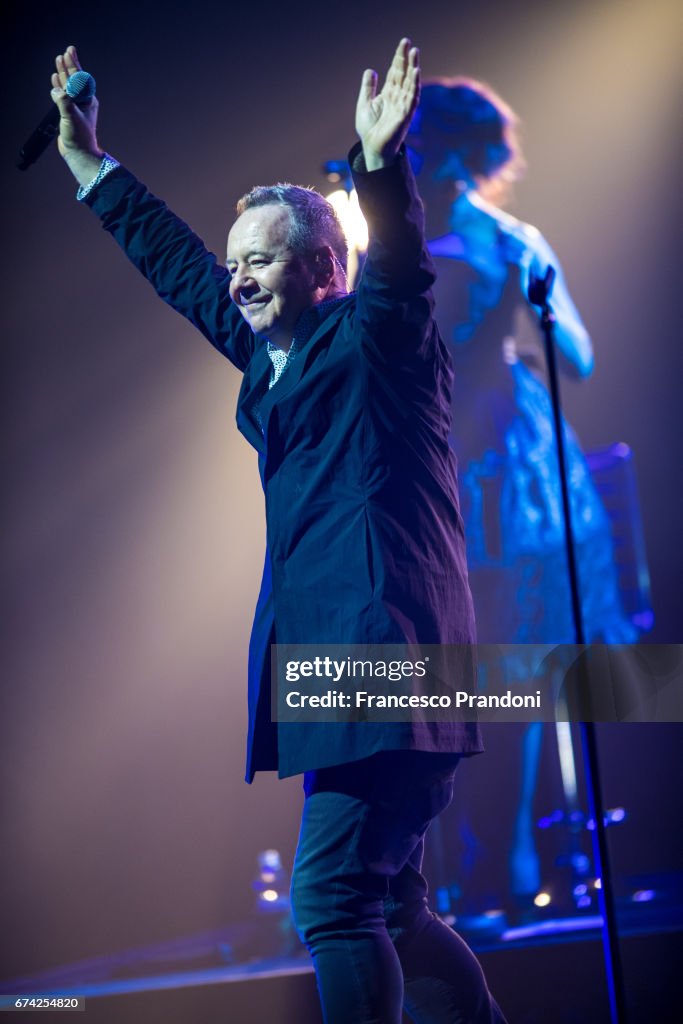 Simple Minds Perform In Milan