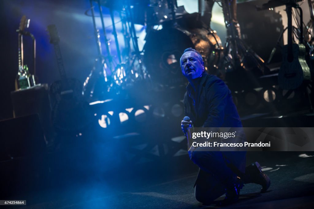 Simple Minds Perform In Milan