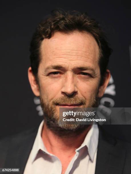 Actor Luke Perry attends the 2017 PaleyLive LA Spring Season "Riverdale" screening and conversation at The Paley Center for Media on April 27, 2017...