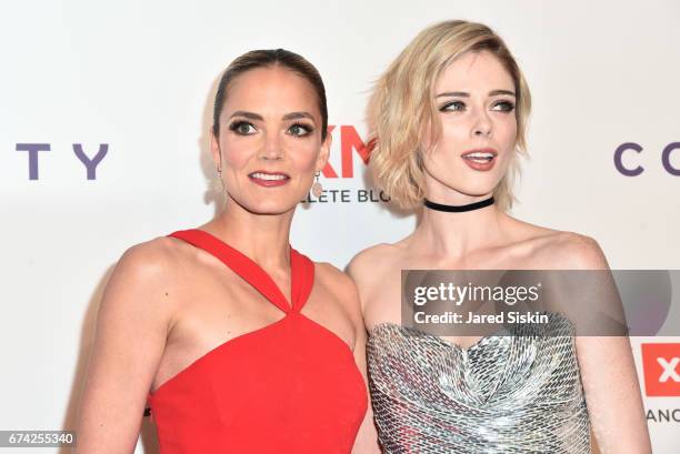 Katharina Harf and Coco Rocha attend the 11th Annual DKMS Big Love Gala at Cipriani Wall Street on April 27, 2017 in New York City.